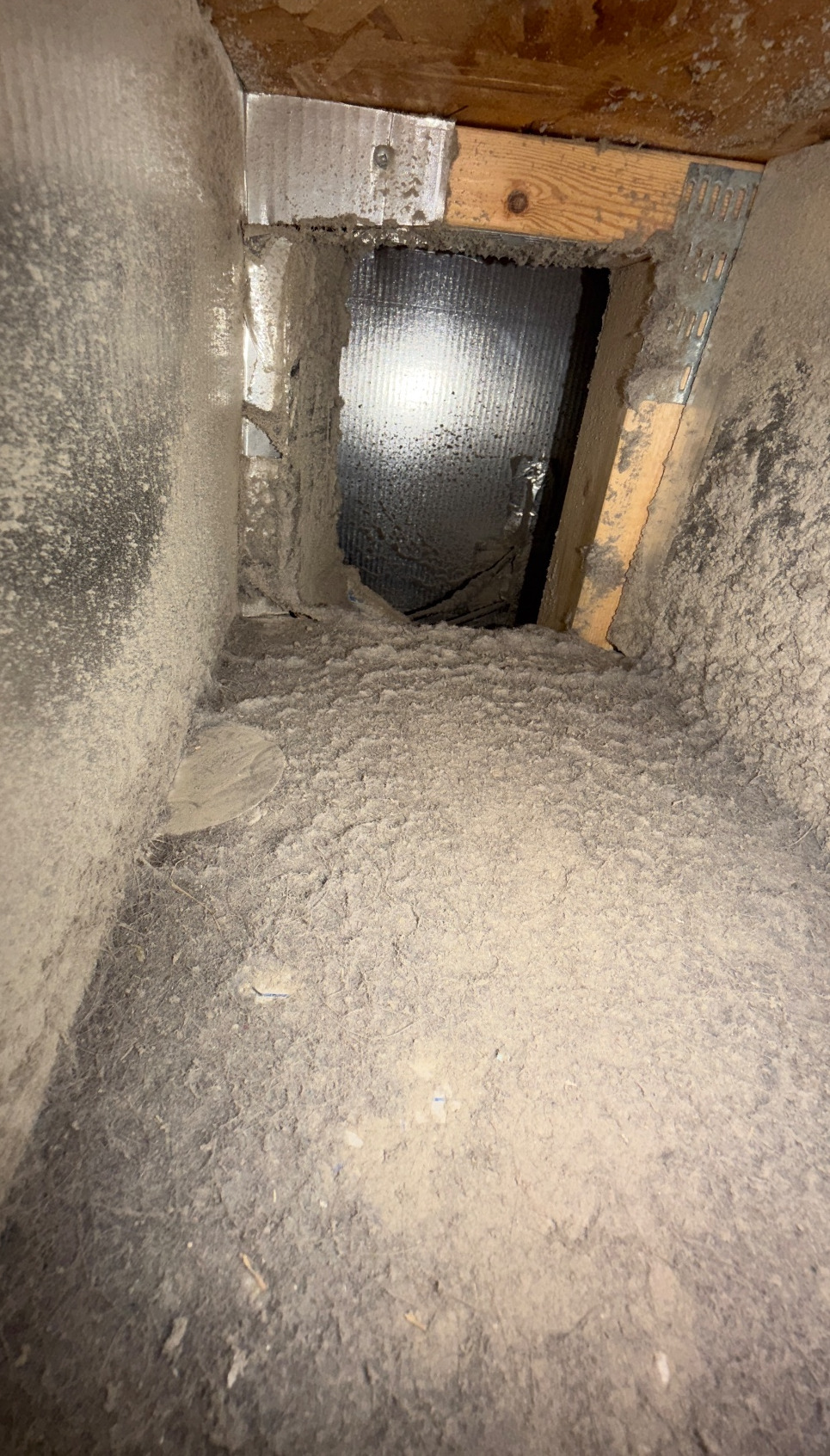Furnace and duct cleaning - before Furnace and duct cleaning - before